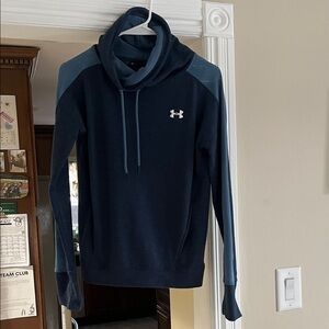 Under Armour Women’s Navy and Light Blue Hoodie